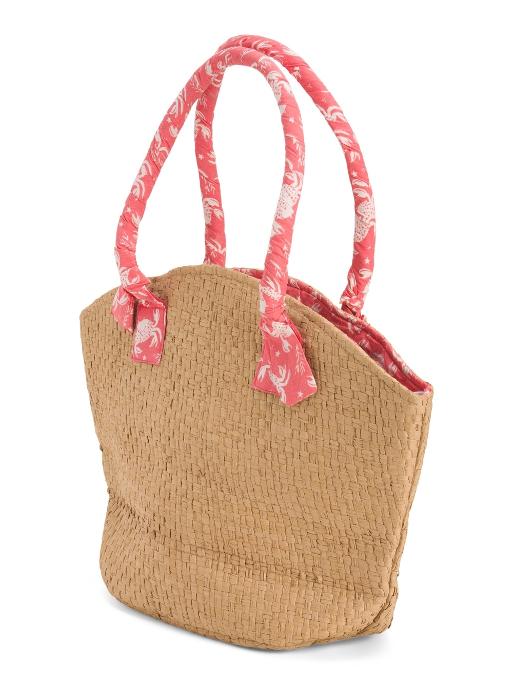 LULU's Coastal Crab Straw Tote - Picture 2 of 8